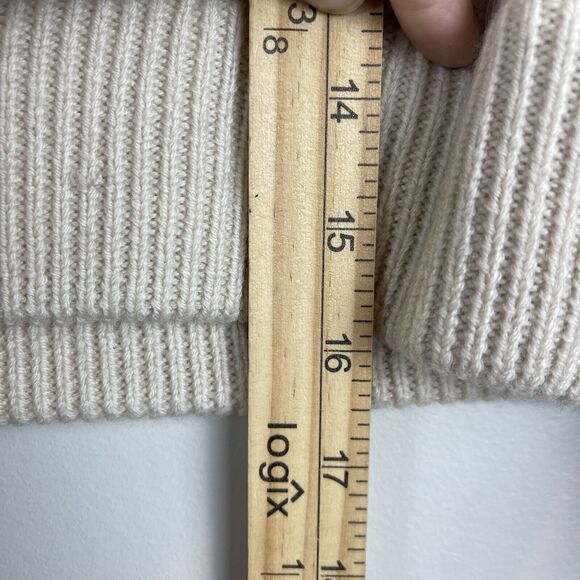 LoveShackFancy Pullover Sweater Sz S Multi Floral Crop Coquette Lace Collar - Picture 12 of 12